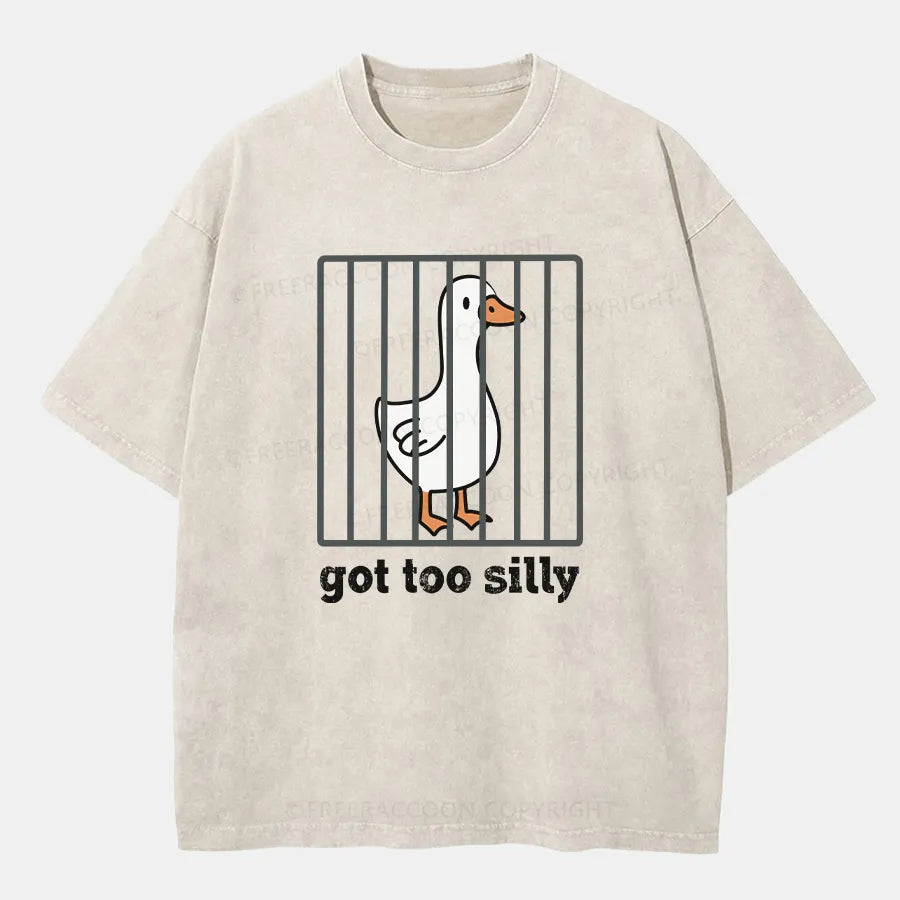 Vintage Got Too Silly Washed T-Shirt