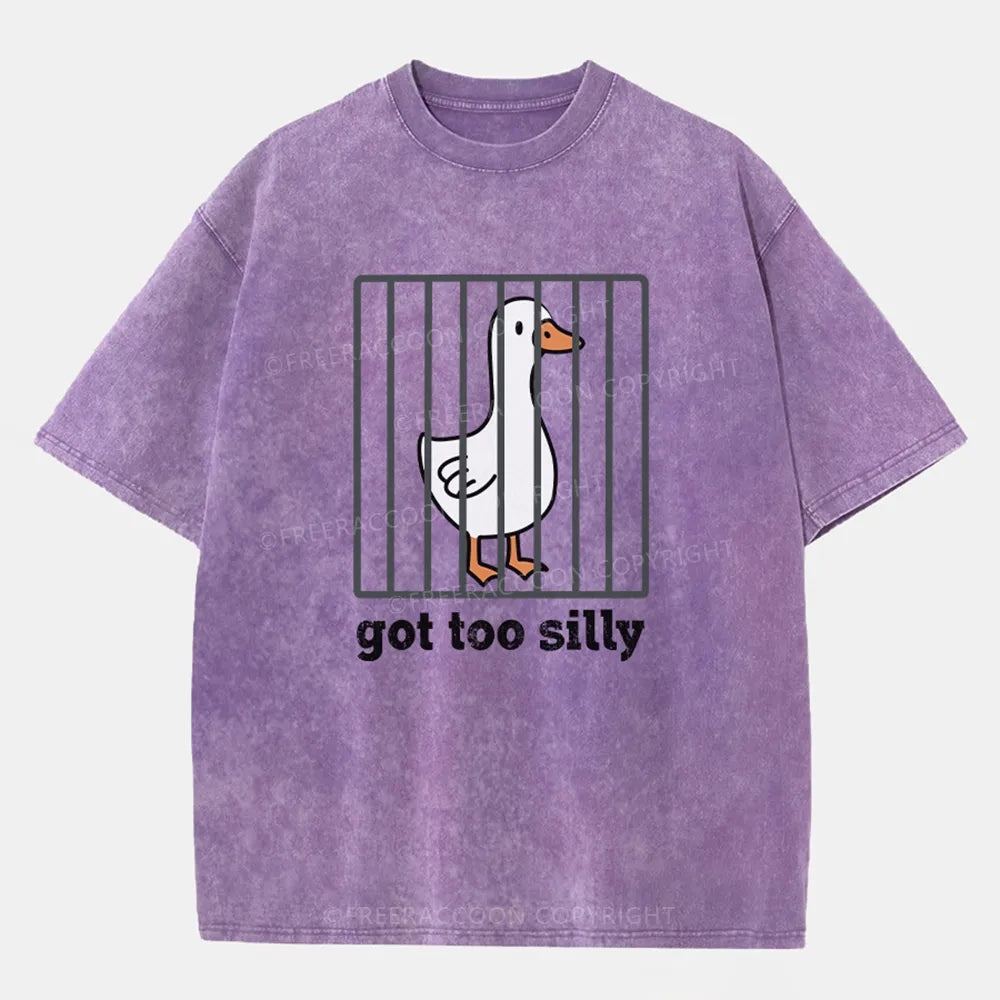 Vintage Got Too Silly Washed T-Shirt