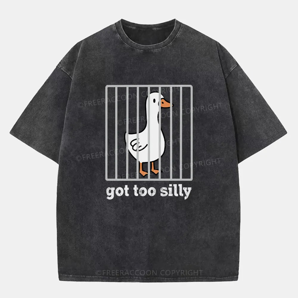 Vintage Got Too Silly Washed T-Shirt