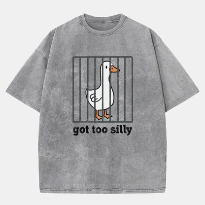 Vintage Got Too Silly Washed T-Shirt