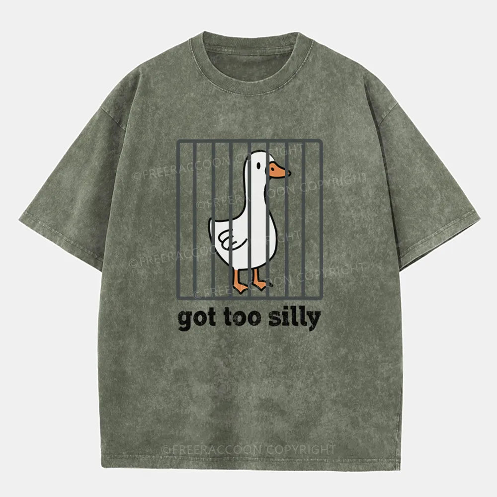 Vintage Got Too Silly Washed T-Shirt