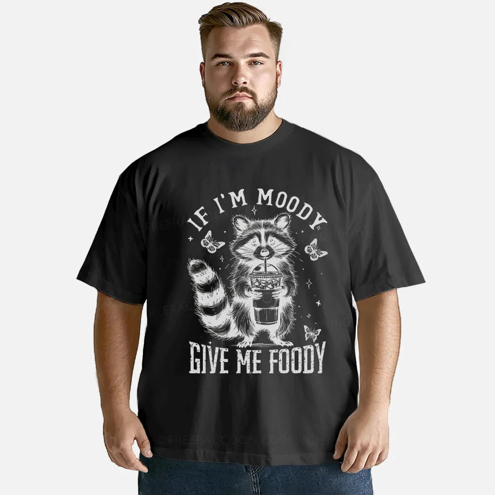 Vintage If I'M Moody, Give Me Foody Classic T-Shirt