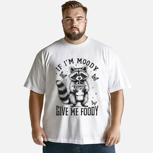 Vintage If I'M Moody, Give Me Foody Classic T-Shirt