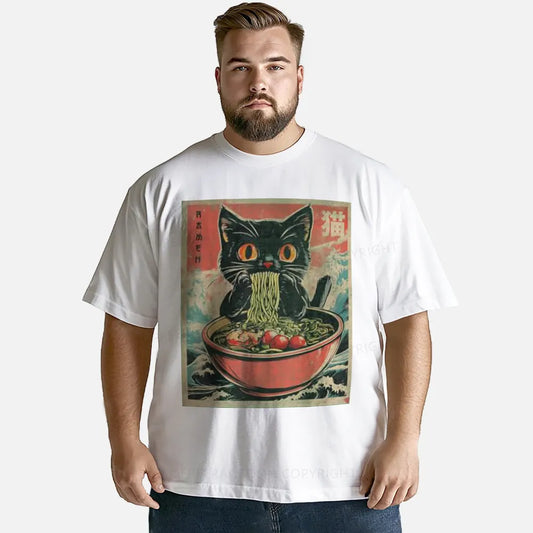 Vintage Cat Ramen Classic T-Shirt