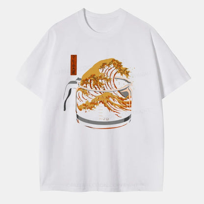 Vintage The Great Wave Coffee Classic T-Shirt