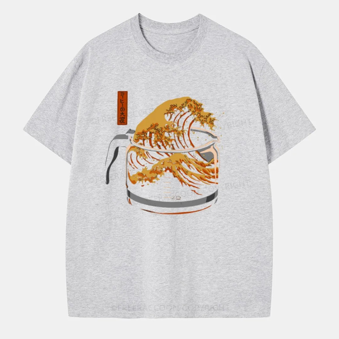 Vintage The Great Wave Coffee Classic T-Shirt