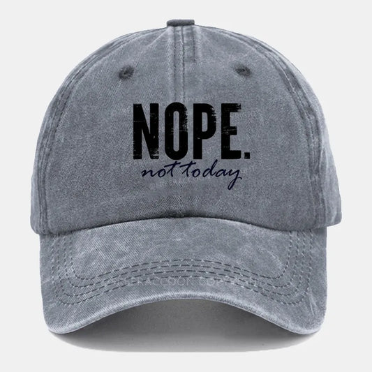 Vintage Nope. Not Today Washed Cap