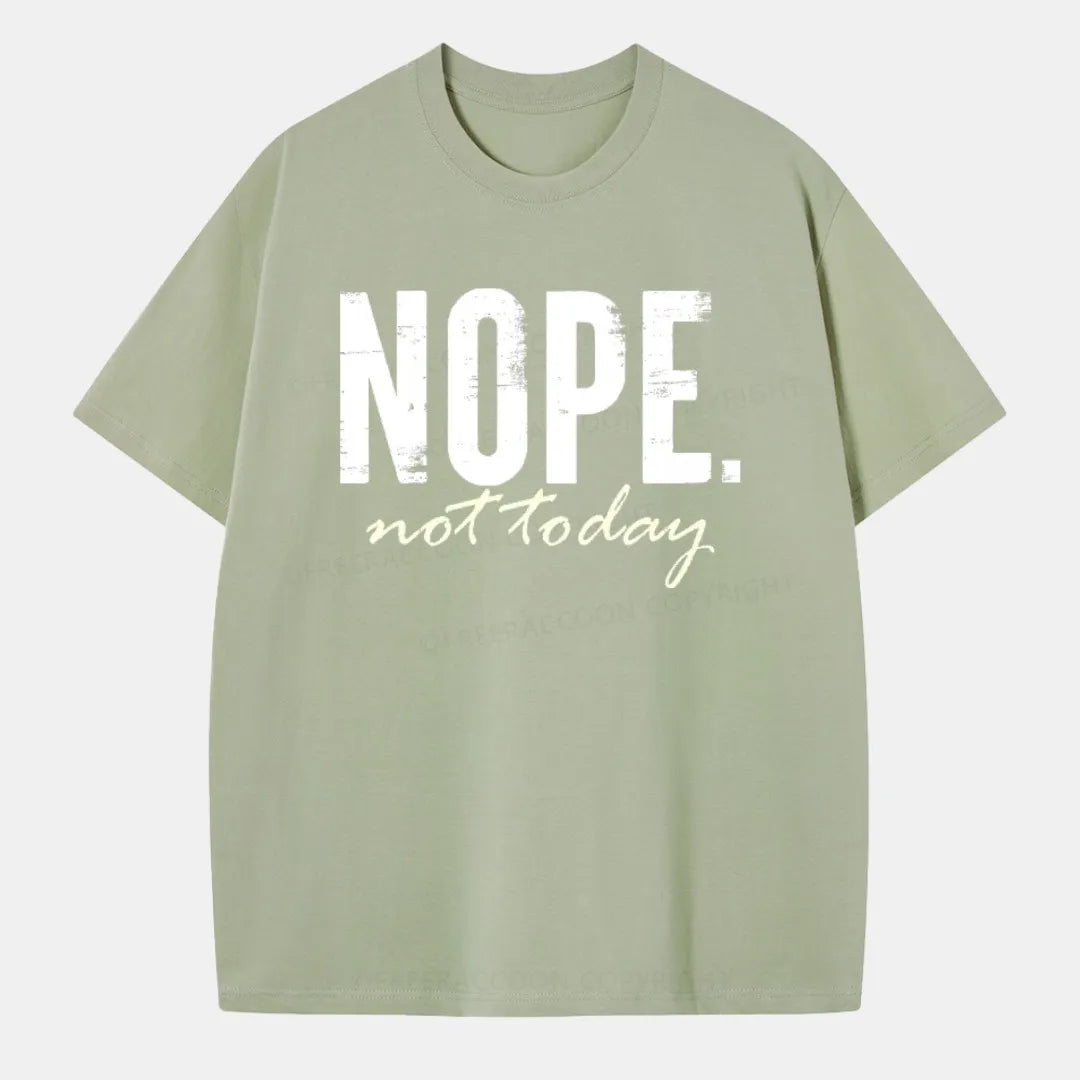 Vintage Nope. Not Today Classic T-Shirt