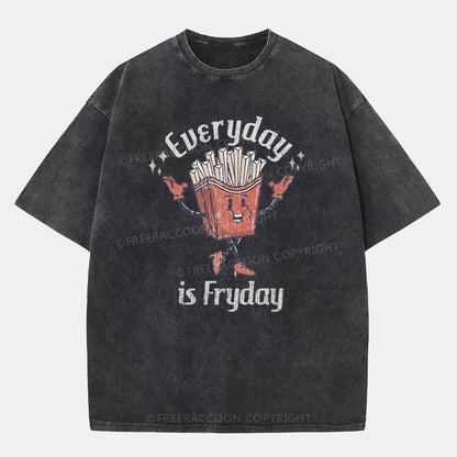 Vintage Everyday Is Fryday Washed T-Shirt