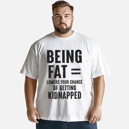 Vintage Being Fat Funny Classic T-Shirt