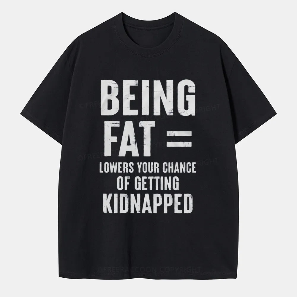 Vintage Being Fat Funny Classic T-Shirt