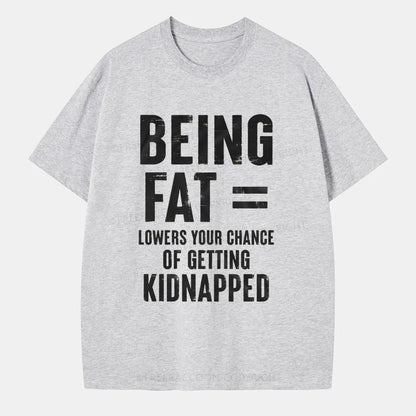 Vintage Being Fat Funny Classic T-Shirt