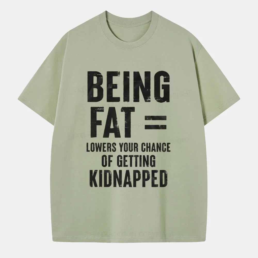 Vintage Being Fat Funny Classic T-Shirt