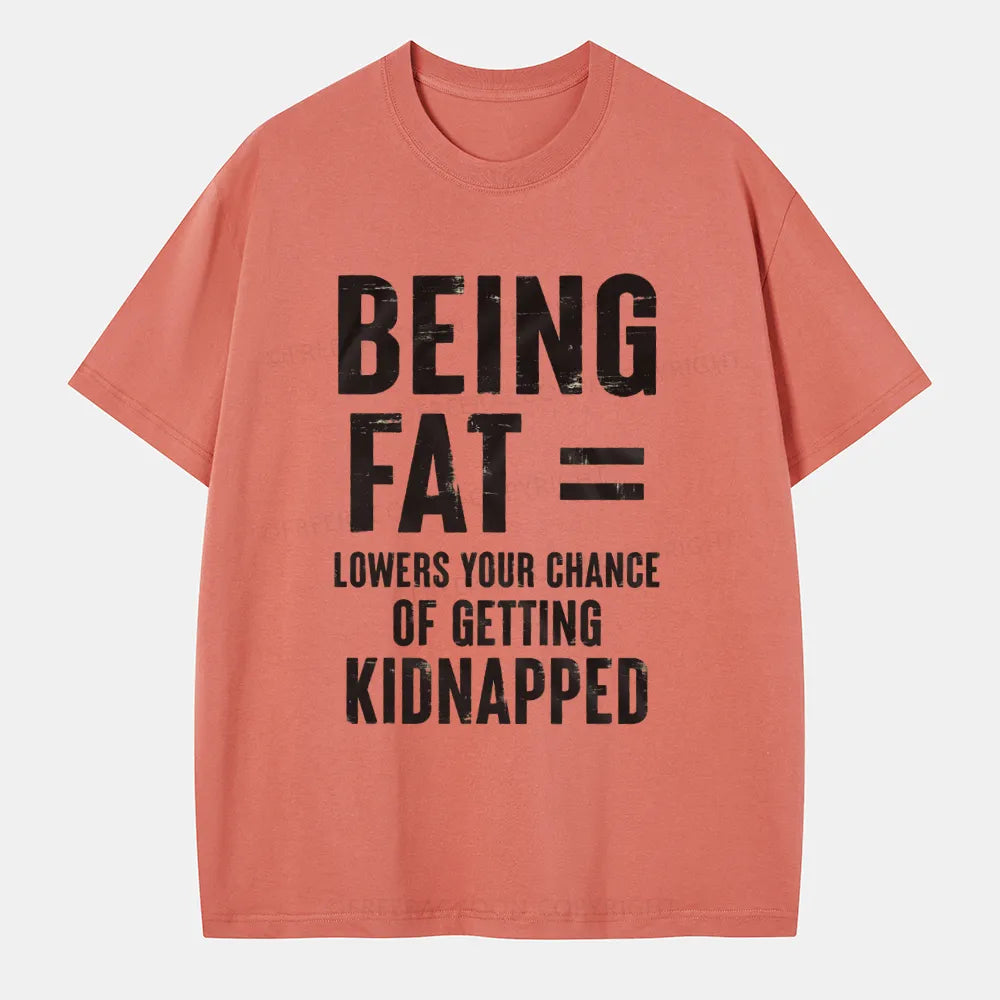 Vintage Being Fat Funny Classic T-Shirt