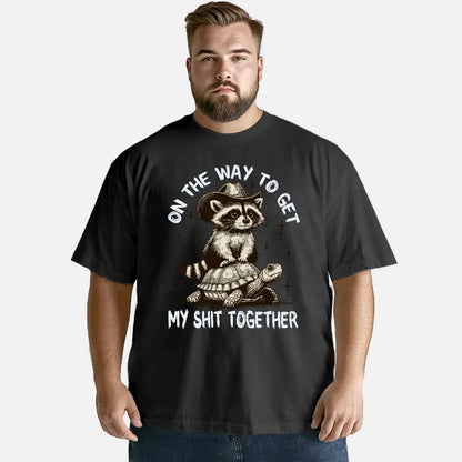 Vintage On The Way To Get My Shit Together Classic T-Shirt