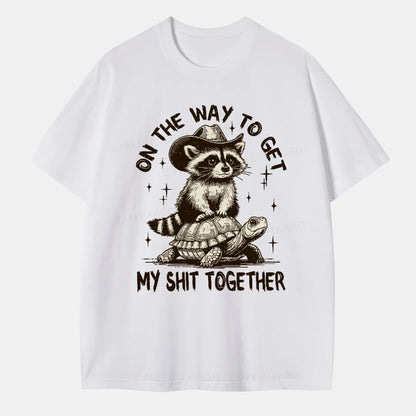 Vintage On The Way To Get My Shit Together Classic T-Shirt