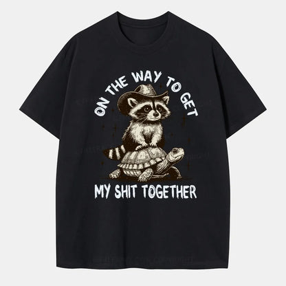 Vintage On The Way To Get My Shit Together Classic T-Shirt