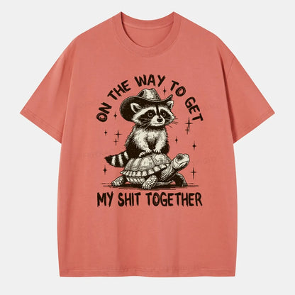 Vintage On The Way To Get My Shit Together Classic T-Shirt