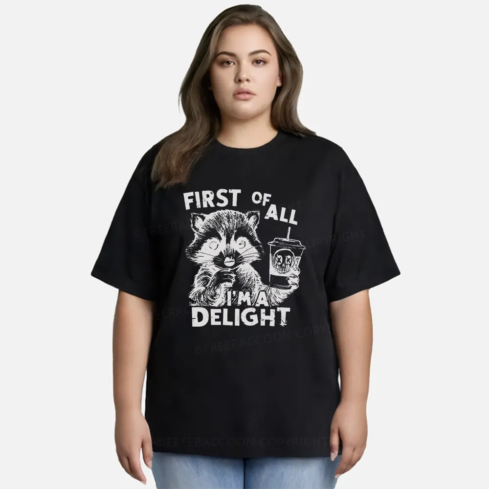 Vintage First Of All I Am Delight Classic T-Shirt