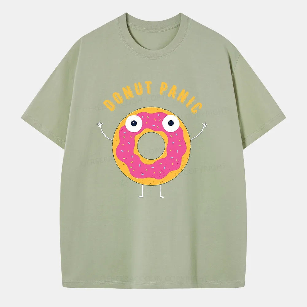 Vintage Donut Panic Classic T-Shirt