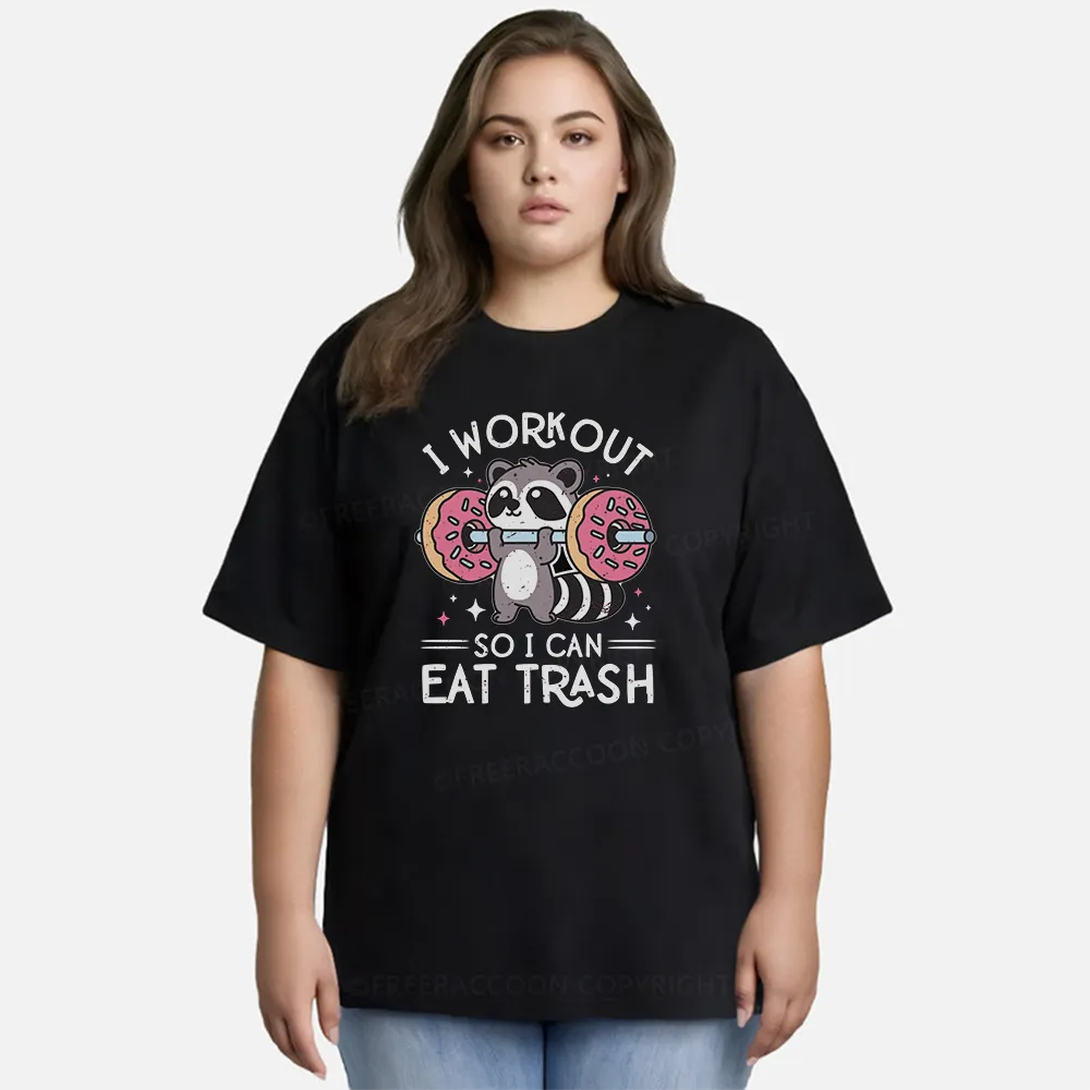 Vintage I Workout So I Can Eat Trash Classic T-Shirt