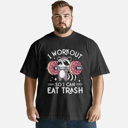 Vintage I Workout So I Can Eat Trash Classic T-Shirt