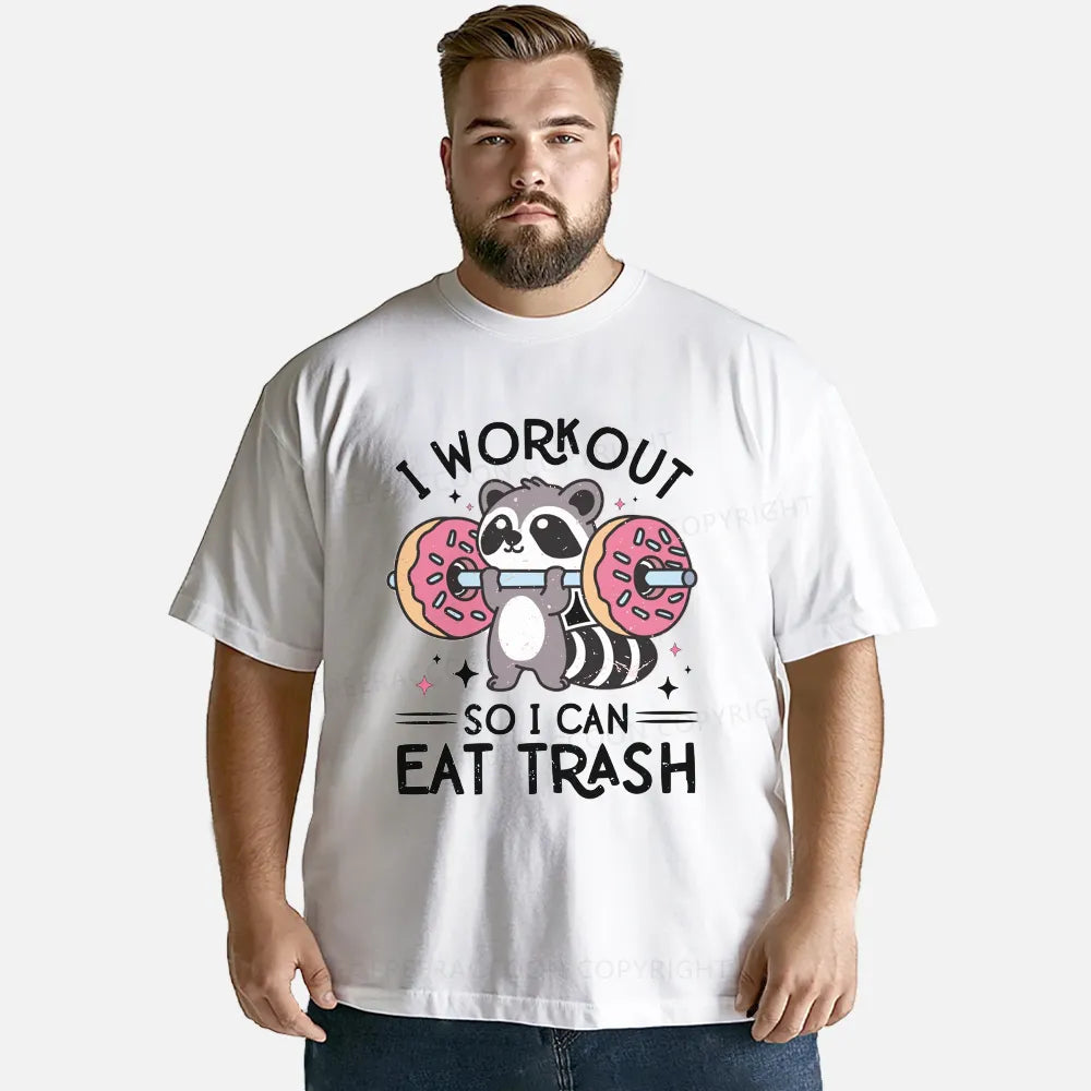 Vintage I Workout So I Can Eat Trash Classic T-Shirt