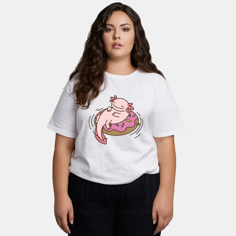 Vintage Axolotl And Dount Classic T-Shirt