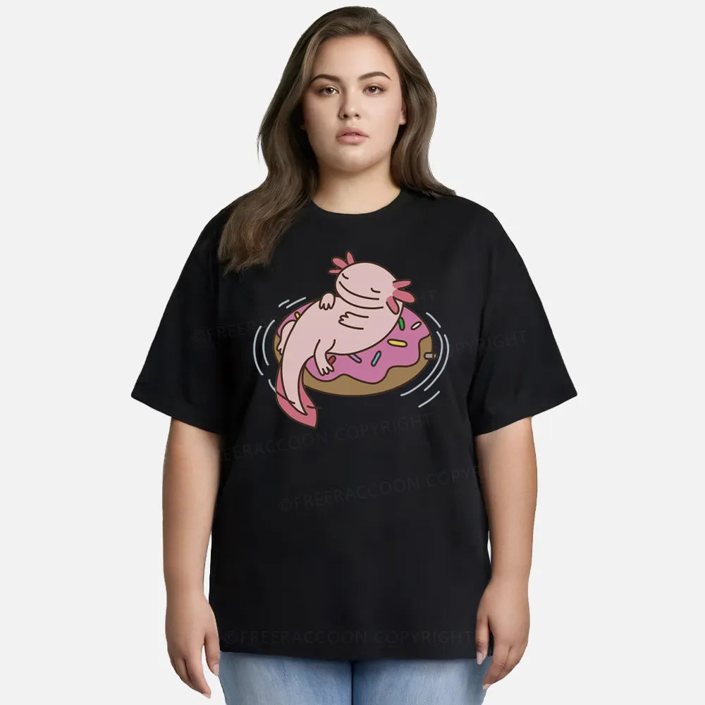 Vintage Axolotl And Dount Classic T-Shirt