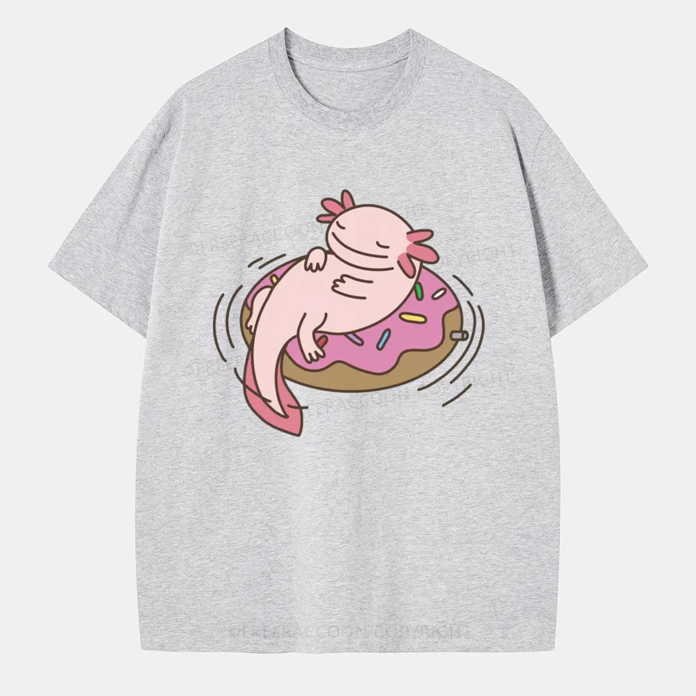 Vintage Axolotl And Dount Classic T-Shirt