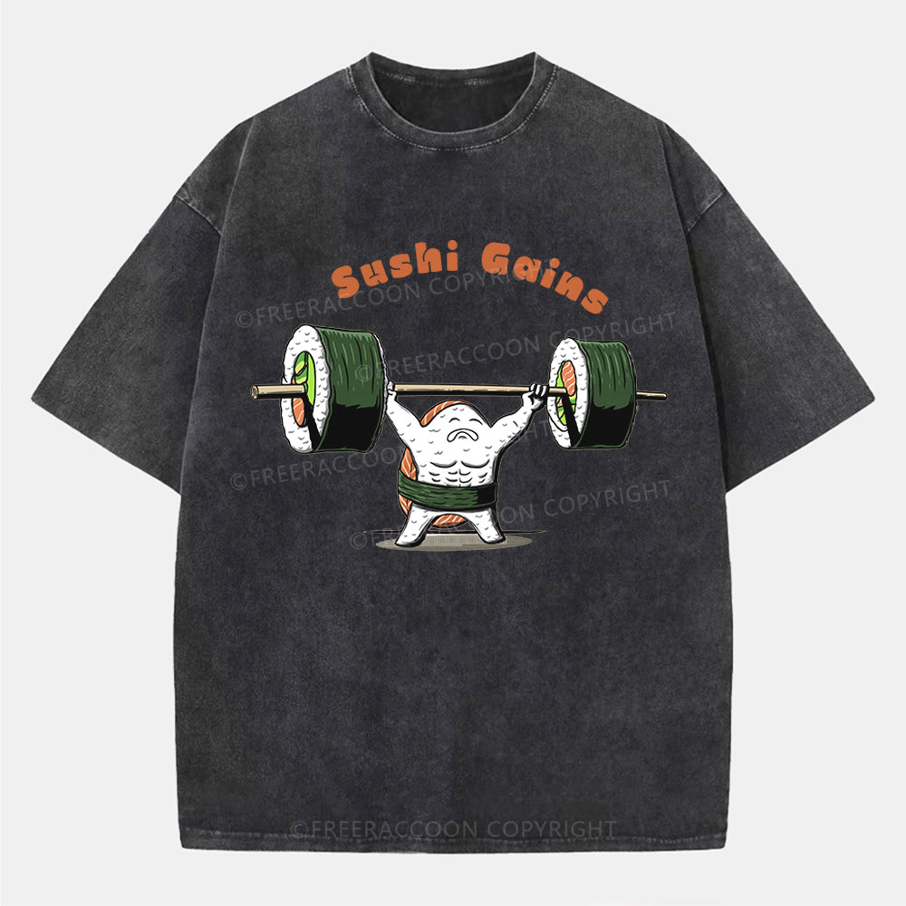 Vintage Sushi Gains Washed T-Shirt