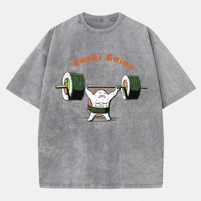 Vintage Sushi Gains Washed T-Shirt