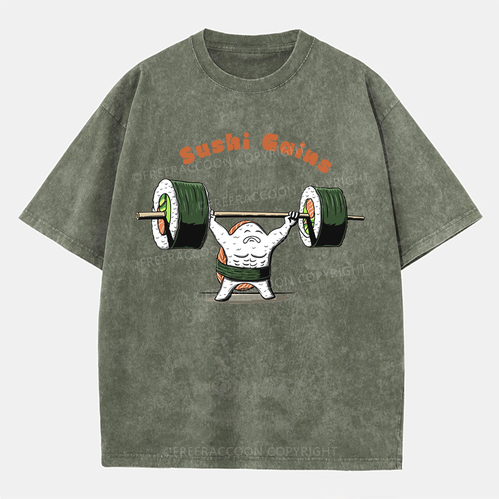 Vintage Sushi Gains Washed T-Shirt