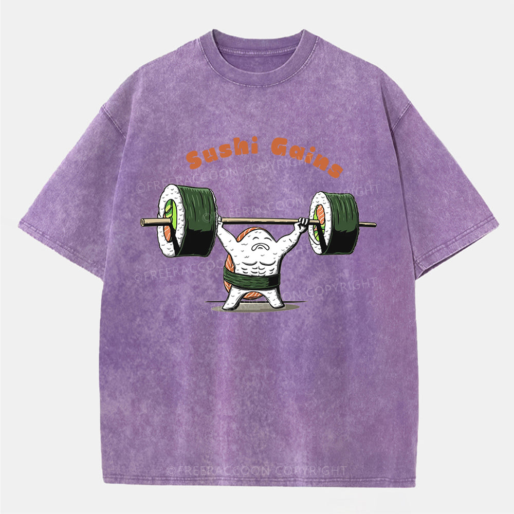 Vintage Sushi Gains Washed T-Shirt