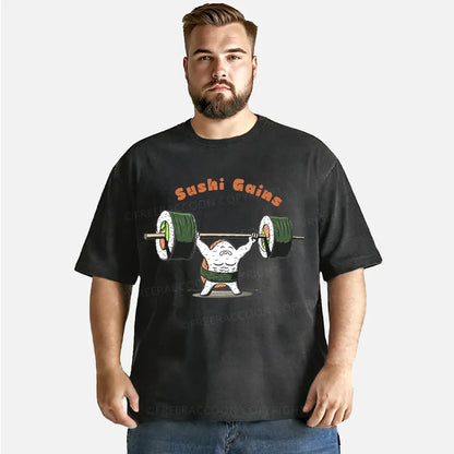 Vintage Sushi Gains Washed T-Shirt