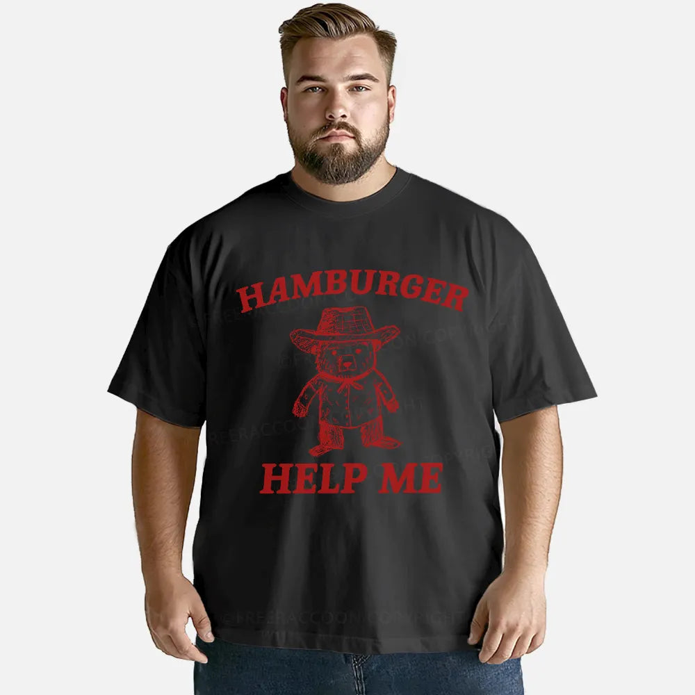 Vintage Hamburger Help Me Classic T-Shirt