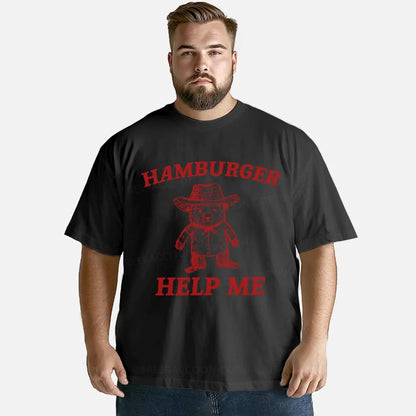 Vintage Hamburger Help Me Classic T-Shirt