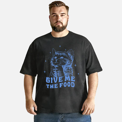 Vintage Give Me The Food Washed T-Shirt