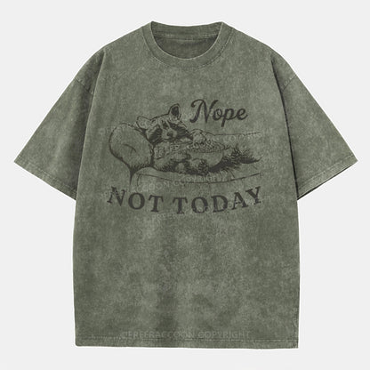 Vintage Nope Not Today Washed T-Shirt