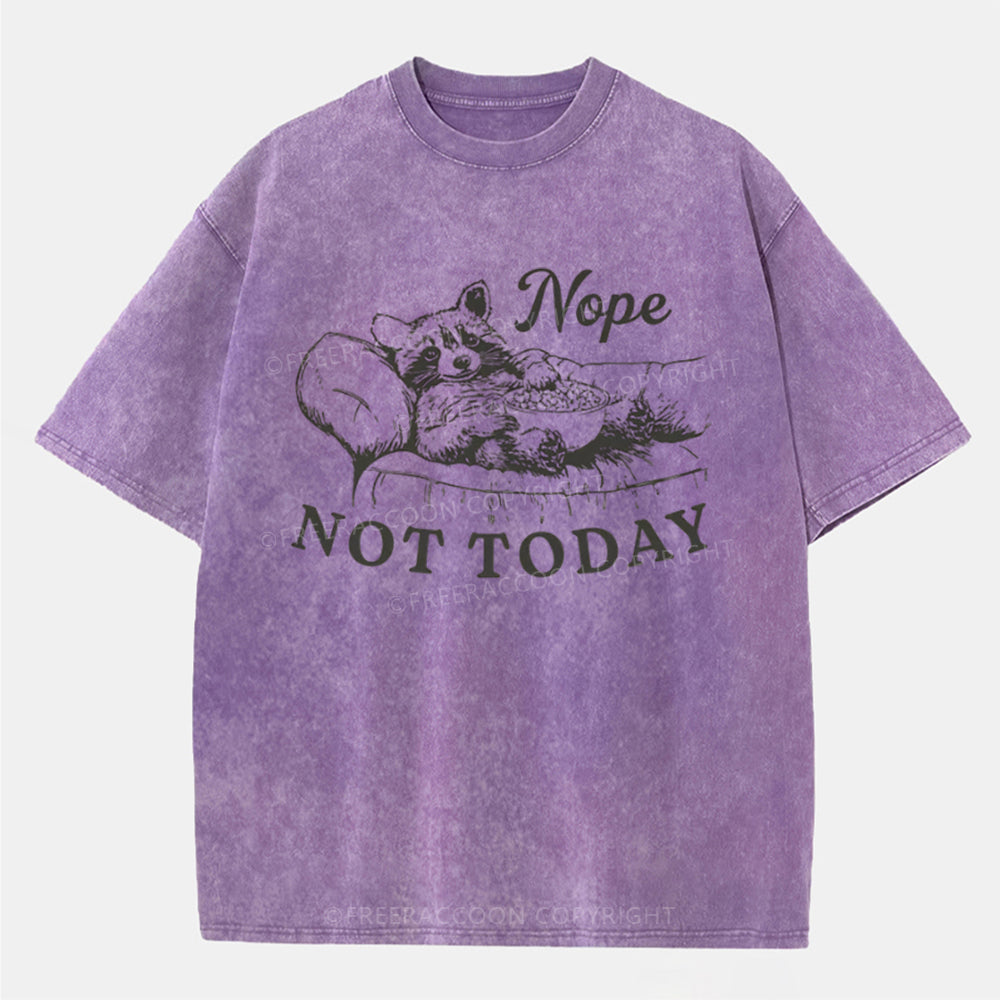 Vintage Nope Not Today Washed T-Shirt