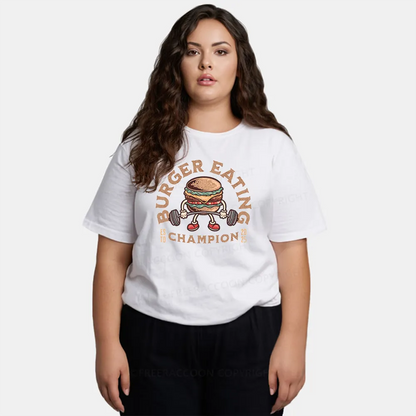 Vintage Burger Eating Champion Classic T-Shirt