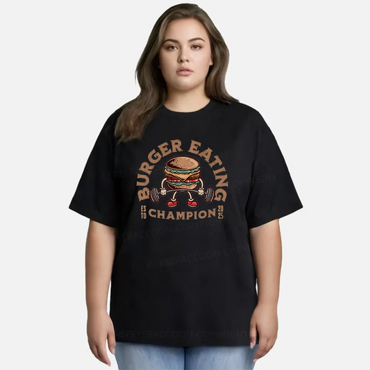 Vintage Burger Eating Champion Classic T-Shirt