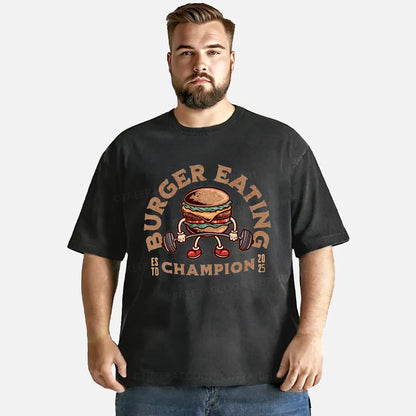 Vintage Burger Eating Champion Washed T-Shirt