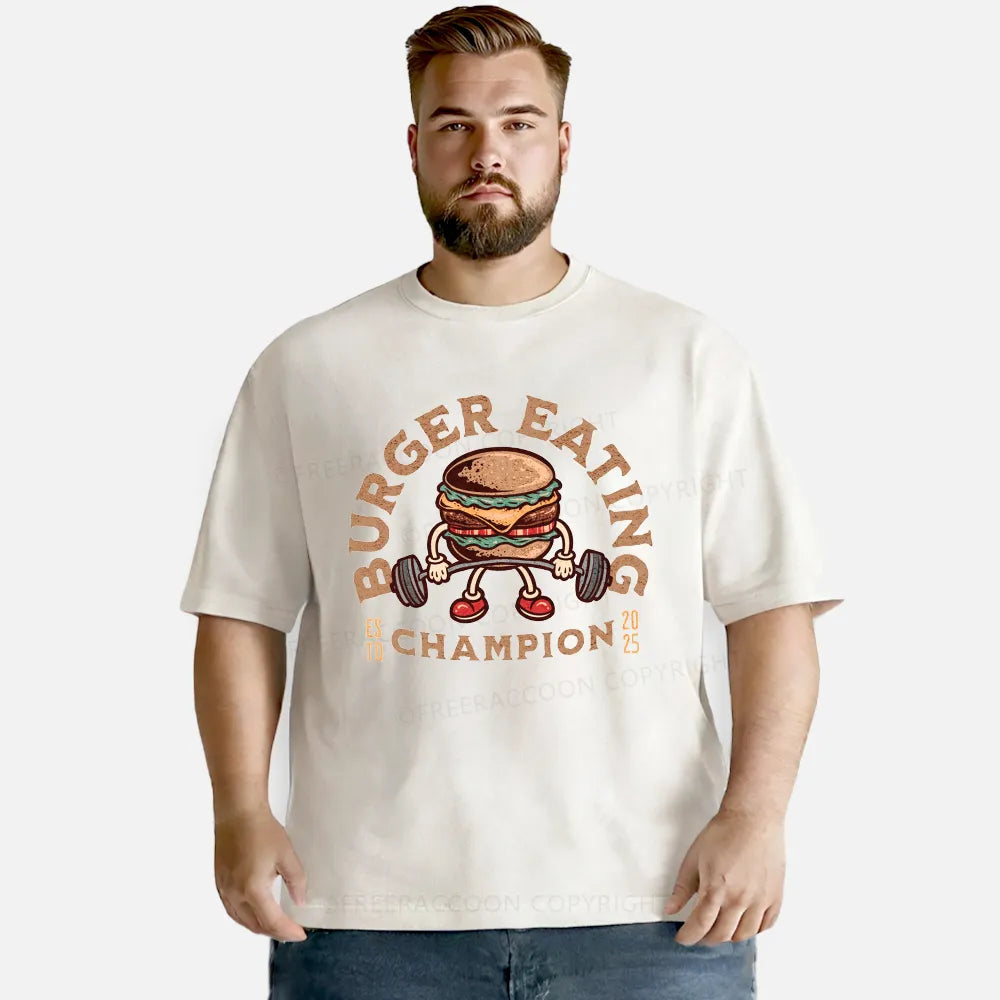 Vintage Burger Eating Champion Washed T-Shirt