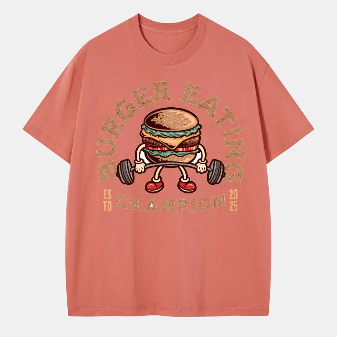 Vintage Burger Eating Champion Classic T-Shirt