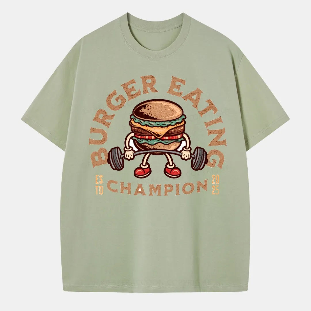 Vintage Burger Eating Champion Classic T-Shirt