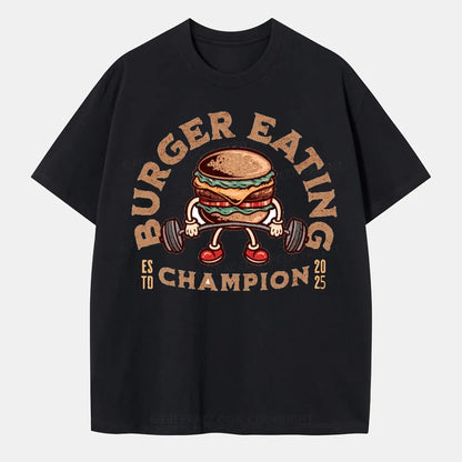 Vintage Burger Eating Champion Classic T-Shirt