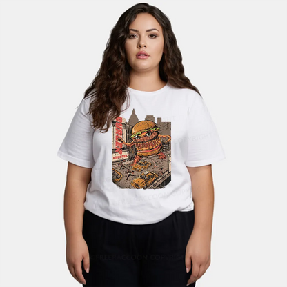 Vintage Burger Monster Classic T-Shirt