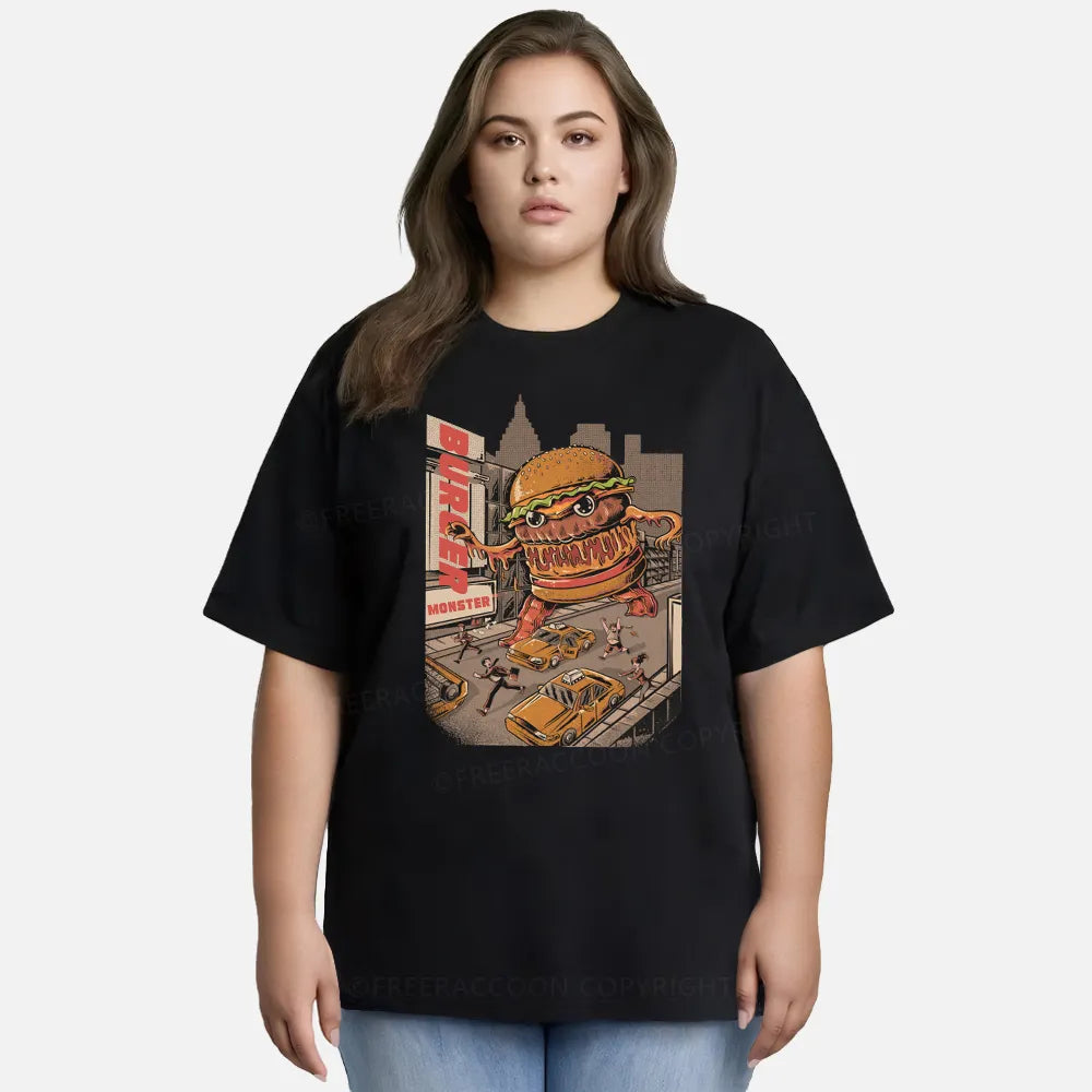 Vintage Burger Monster Classic T-Shirt