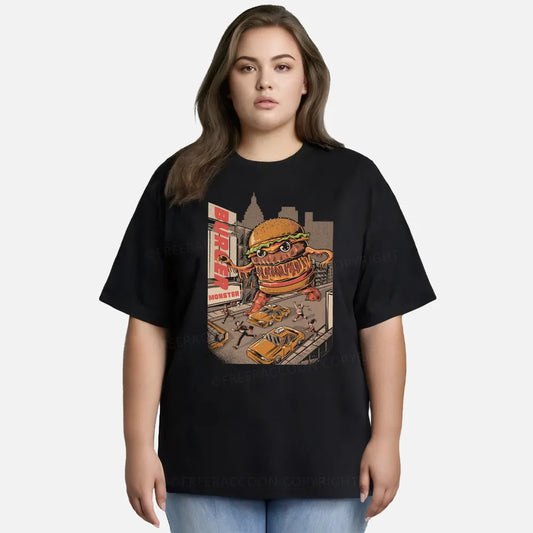 Vintage Burger Monster Classic T-Shirt